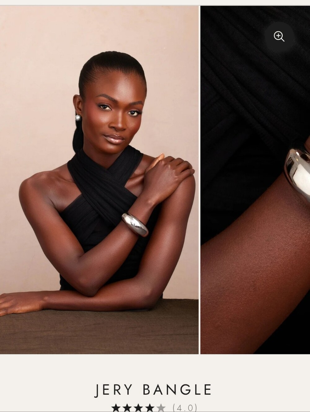Jerry Khoi Silver Dome Bangle Bracelet - Women Accessories BRAND NEW